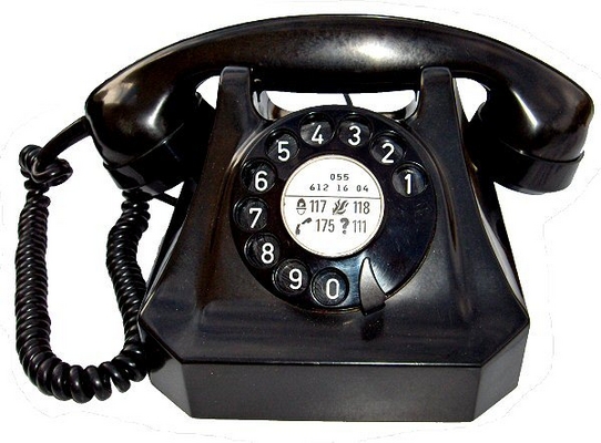 Téléphone de maison ancien modèle