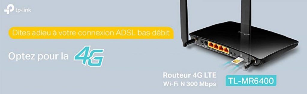 TP-Link - Modem Routeur 4G 300 Mbit/S - Noir